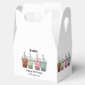 バブルティー漫画イラストレーション フェイバーボックス (オープン)