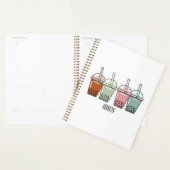 バブルティー漫画イラストレーション プランナー手帳 (ディスプレー)