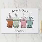 バブルティー漫画イラストレーション ペーパーパッド (インサイチュ)