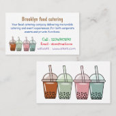 バブルティー漫画イラストレーション 名刺 (正面/裏面)