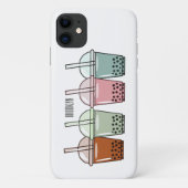 バブルティー漫画イラストレーション Case-Mate iPhoneケース (裏面)