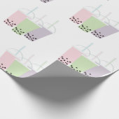 バブルティー ラッピングペーパー (角)