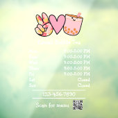 バブルティー レストラン営業時間 ウィンドウサイン (シート3)