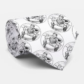 バブルドリームベースボールタイパターン(の模様が)あるプ ネクタイ (ロール)