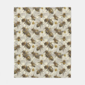 バブルハチ フリースブランケット (正面)