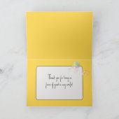 バブルバスにマウスをありがとう カード (内部)