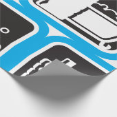 バブルバスアイコンラッピング紙 ラッピングペーパー (角)