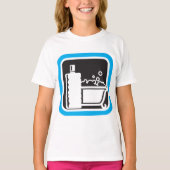 バブルバスアイコンTシャツ Tシャツ (正面)