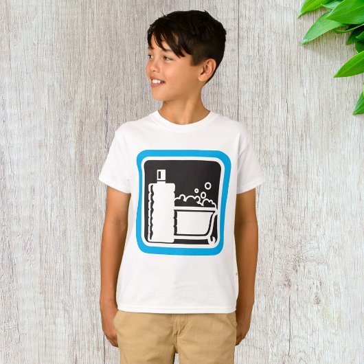 バブルバスアイコンTシャツ Tシャツ