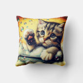 「バブルバスタイトルお洒落バスタイムアート」 クッション (裏面)