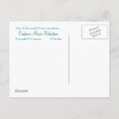 バブルバス写真誕生のお知らせ 案内ポストカード (裏面)