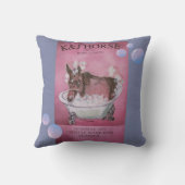 バブルバスADD I設計フリースブランケット クッション (裏面)