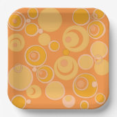 バブルバブルエースオールオレンジ ペーパープレート (正面)