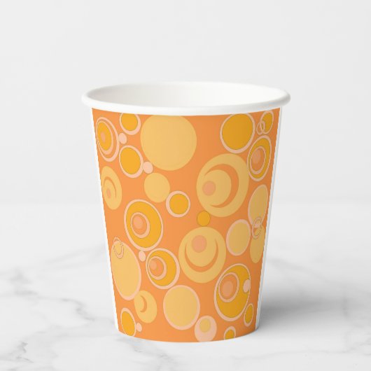 バブルバブルエースオールオレンジ 紙コップ (裏面)