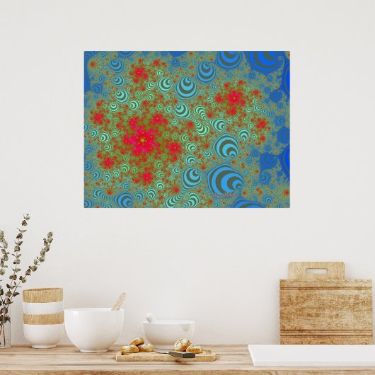 バブルバラ ポスター (キッチン)