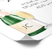 バブルバー ブライダルシャワー ポスター (角)