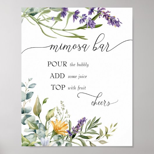 バブルバー | ブルーム ワイルドフラワー | ミモザバー ポスター (正面)