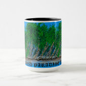 バブルパシフィックのマグカップ、私の島のパラダイスが待っている。 マグカップ (中央)