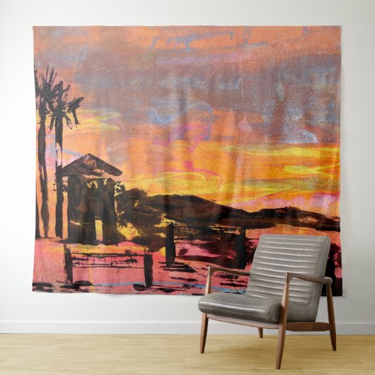 バブルパシフィックの壁のタペストリー、ダナガードタワー タペストリー (インサイチュ(横))