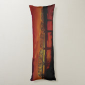 バブルパシフィック枕、アリゾナの列車の橋のパーカー ボディピロー (裏面 (縦))