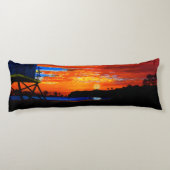 バブルパシフィック枕、ダナポイントライフガードタワー ボディピロー (裏面)