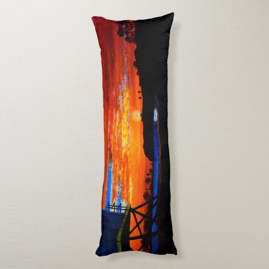 バブルパシフィック枕、ダナポイントライフガードタワー ボディピロー (裏面 (縦))