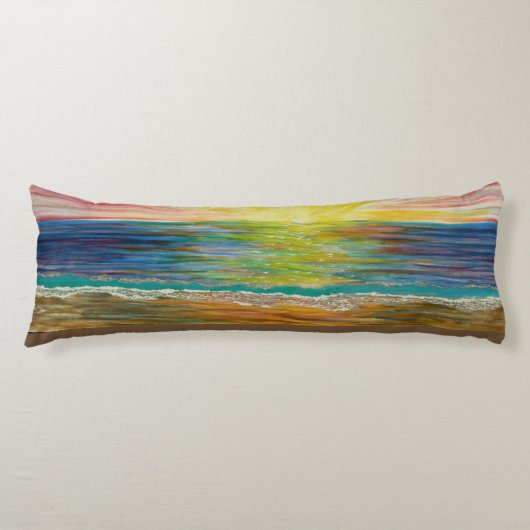 バブルパシフィック枕、波は2つの側面で同じ ボディピロー (正面)