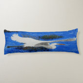 バブルパシフィック枕、雪の白いエグレ ボディピロー (裏面)