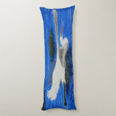 バブルパシフィック枕、雪の白いエグレ ボディピロー (裏面 (縦))