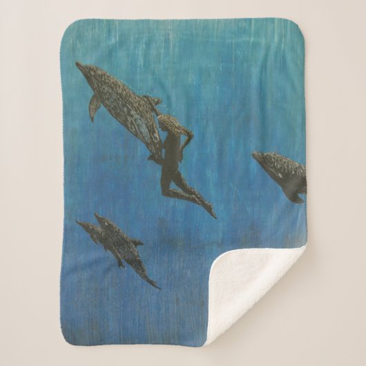 バブルパシフィック毛布 シェルパブランケット (正面)