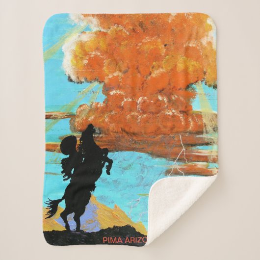 バブルパシフィック毛布 シェルパブランケット (正面)