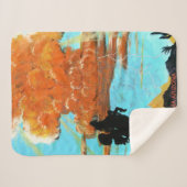 バブルパシフィック毛布 シェルパブランケット (正面(横))