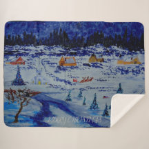 バブルパシフィック毛布