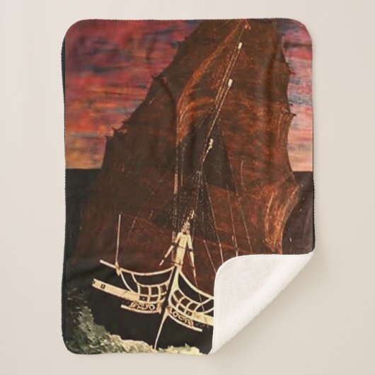 バブルパシフィック毛布 シェルパブランケット (正面)