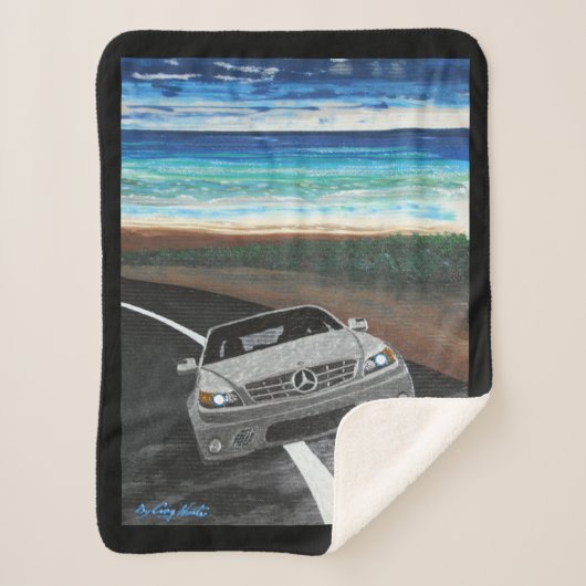 バブルパシフィック毛布 シェルパブランケット (正面)