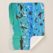 バブルパシフィック毛布 シェルパブランケット (正面)