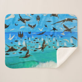 バブルパシフィック毛布 シェルパブランケット