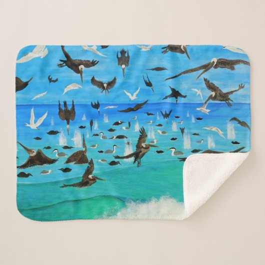 バブルパシフィック毛布 シェルパブランケット (正面(横))