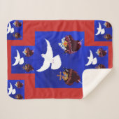 バブルパシフィック毛布 シェルパブランケット (正面(横))