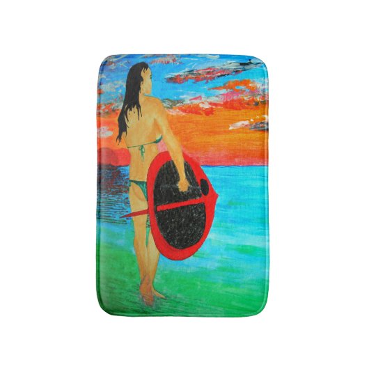 バブルパシフィック浴場 バスマット (正面縦)