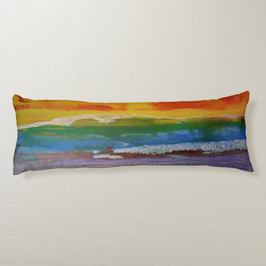 バブルパシフィック絵画枕、両側も同じ ボディピロー (裏面)