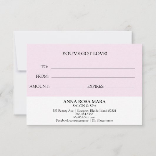 *~*バブルパステルトレンディー美しいギフトカード (裏面)