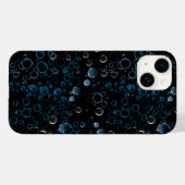 バブルパターン01黒BG Case-Mate iPhoneケース (裏面 (横))