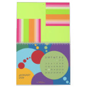 バブルパーティーカレンダー カレンダー (1月 2026)