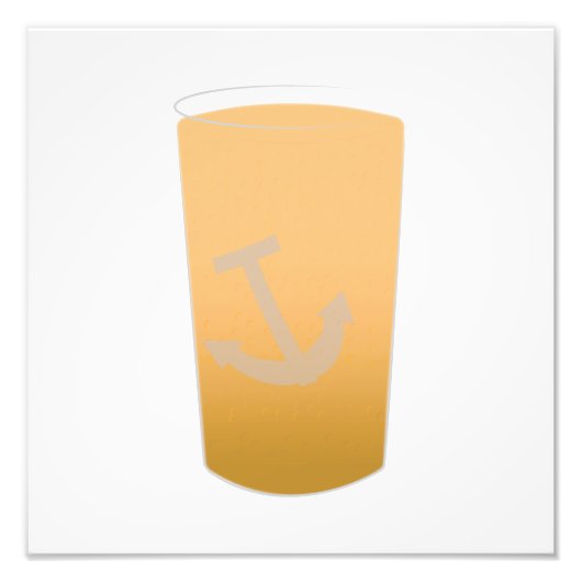 バブルビールプリント フォトプリント            (正面)