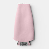 バブルピンクかわいらしと美味しい無地の色 ボトルクーラー (正面)