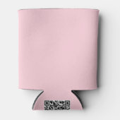 バブルピンクかわいらしと美味しい無地の色 缶クーラー (正面)