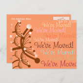 バブルフラワーズ引っ越しました! 案内ポストカード (正面/裏面)