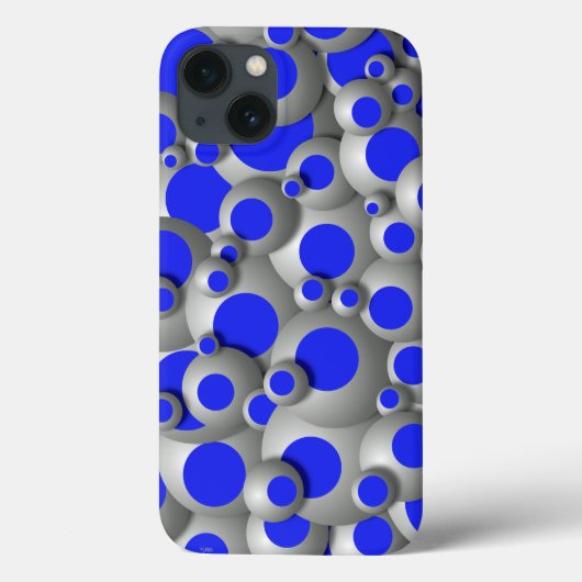バブルブルー王室のケースメイトiPhoneケース Case-Mate iPhoneケース (裏面)