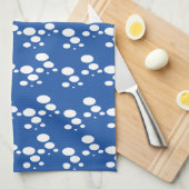 バブルブルー キッチンタオル (四つ折り)
